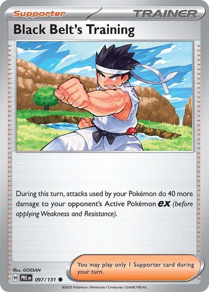 Black Belt's Training 097/131 (SV: Prismatic Evolutions)  | Good Games Adelaide SA