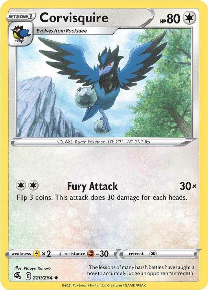 Corvisquire 220/264 (SWSH08: Fusion Strike)  | Good Games Adelaide SA