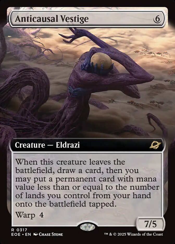 Anticausal Vestige 317 (Edge of Eternities)  - Foil | Good Games Adelaide SA