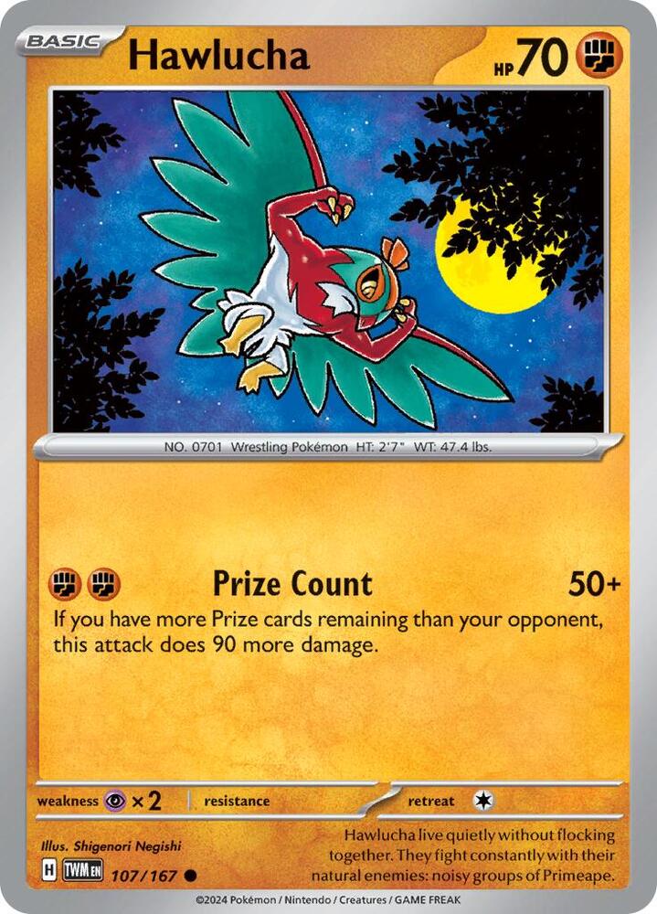 Hawlucha 107/167 (SV06: Twilight Masquerade)  | Good Games Adelaide SA