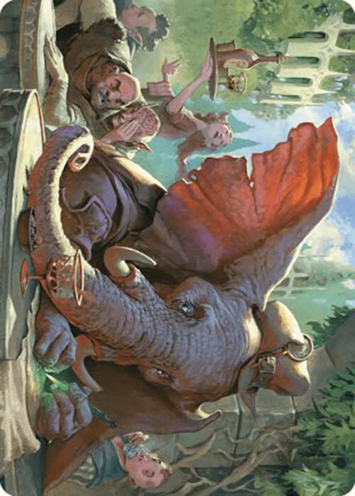 Loxodon Eavesdropper Art Card 15 (Art Series: Murders at Karlov Manor)  | Good Games Adelaide SA