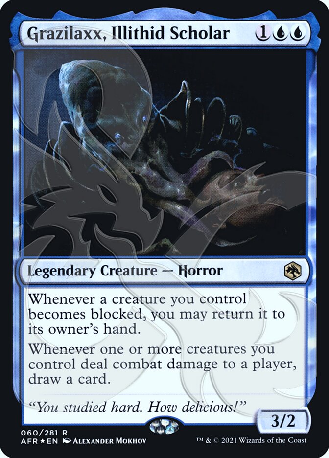 Grazilaxx, Illithid Scholar 60 (AFR Ampersand Promos)  - Foil | Good Games Adelaide SA