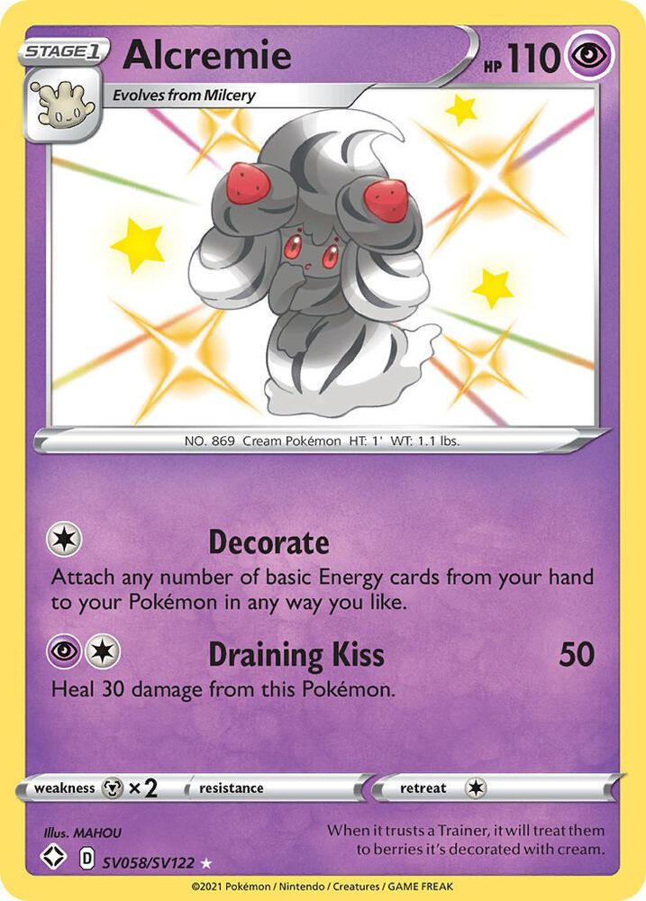 Alcremie SV058/SV122 (Shining Fates: Shiny Vault)  - Holofoil | Good Games Adelaide SA