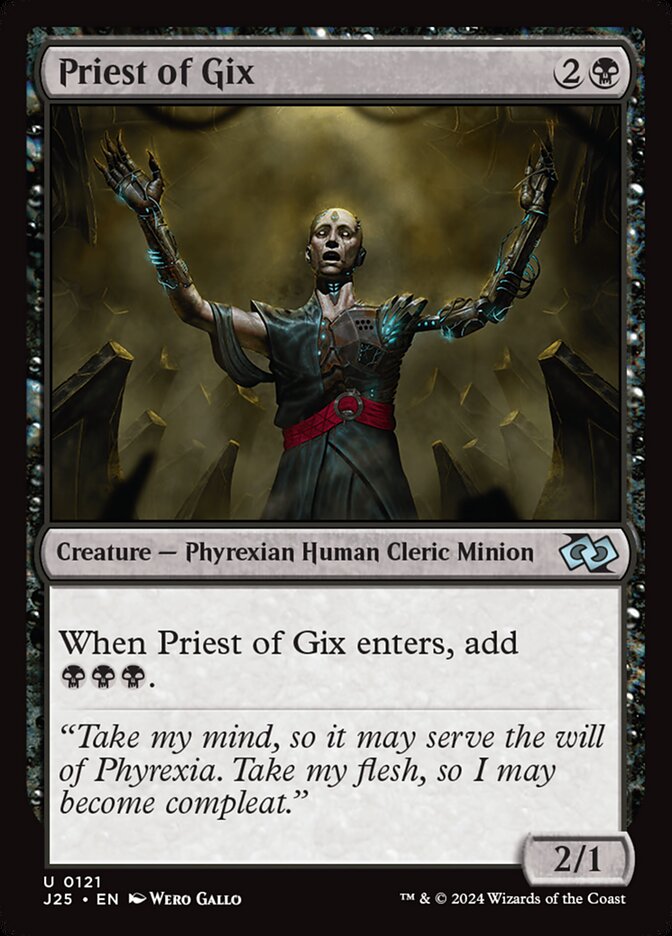 Priest of Gix 121 (Foundations Jumpstart)  | Good Games Adelaide SA