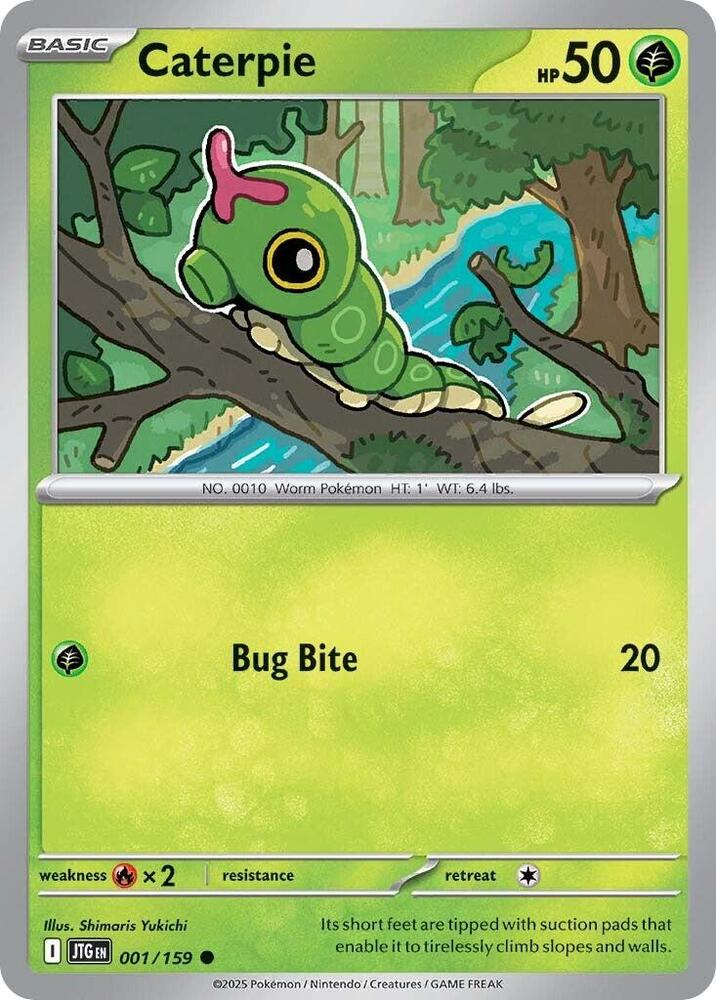 Caterpie 001/159 (SV09: Journey Together)  | Good Games Adelaide SA