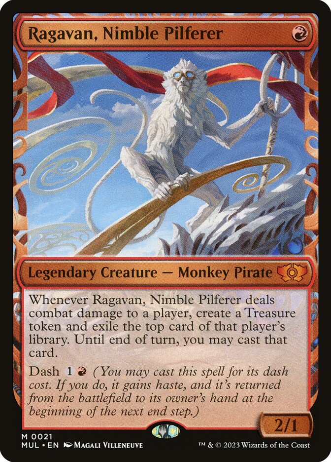 Ragavan, Nimble Pilferer 21 (March of the Machine: Multiverse Legends)  - Showcase Foil | Good Games Adelaide SA