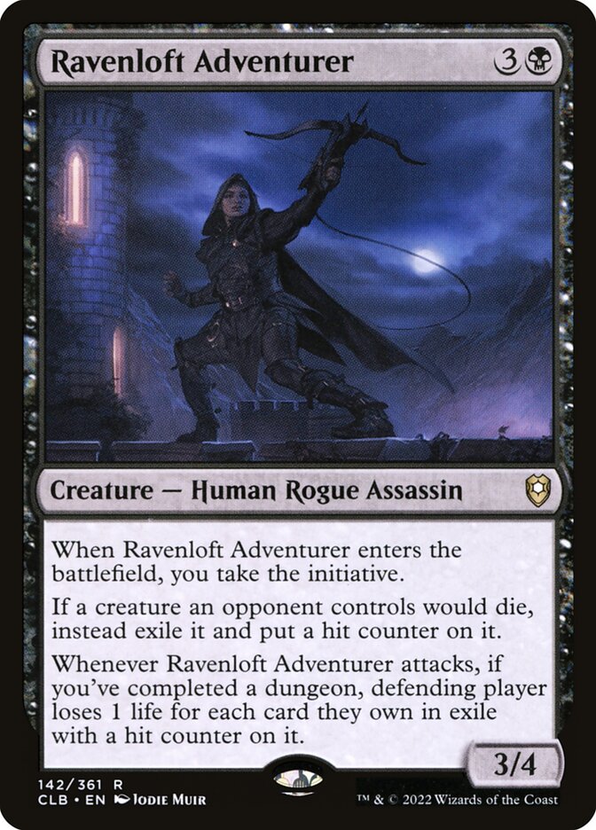 Ravenloft Adventurer 142 (Commander Legends: Battle for Baldur's Gate)  - Foil | Good Games Adelaide SA