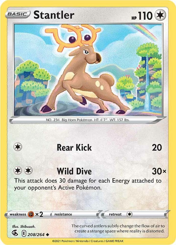 Stantler 208/264 (SWSH08: Fusion Strike)  | Good Games Adelaide SA