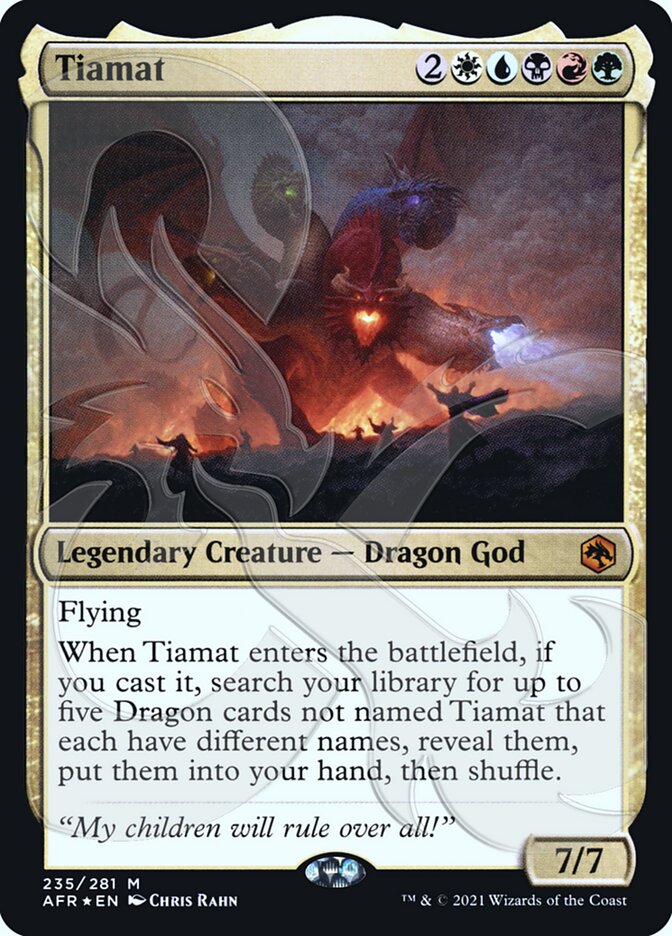 Tiamat 235 (AFR Ampersand Promos)  - Foil | Good Games Adelaide SA
