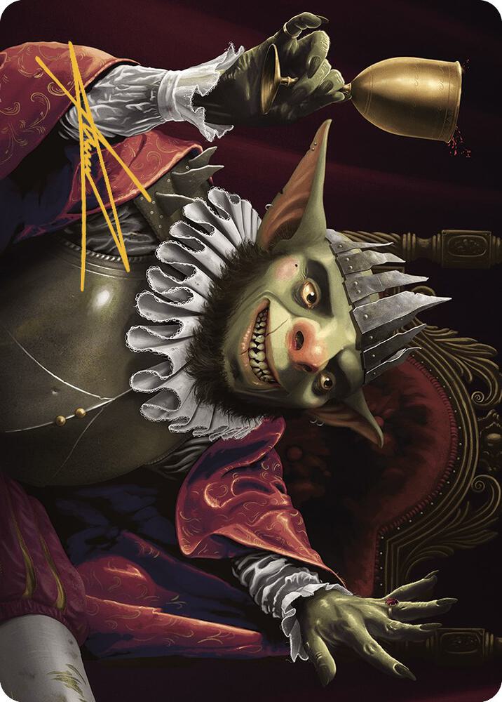 Krenko Baron of Tin Street Art Card Gold Stamped Signature 40 (Art Series: Murders at Karlov Manor)  | Good Games Adelaide SA