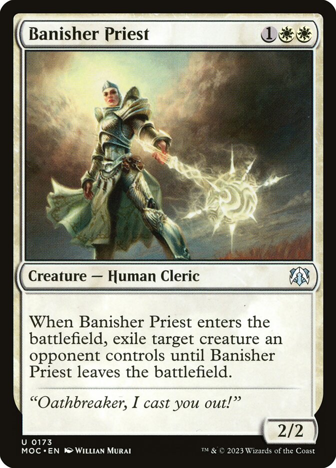 Banisher Priest 173 (Commander: March of the Machine)  | Good Games Adelaide SA