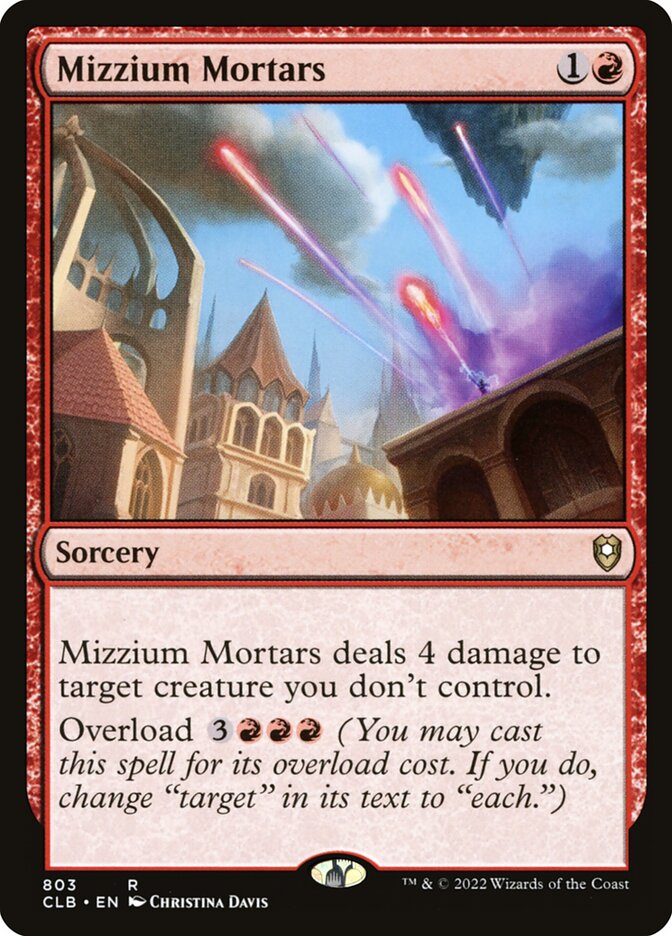 Mizzium Mortars 803 (Commander Legends: Battle for Baldur's Gate)  | Good Games Adelaide SA