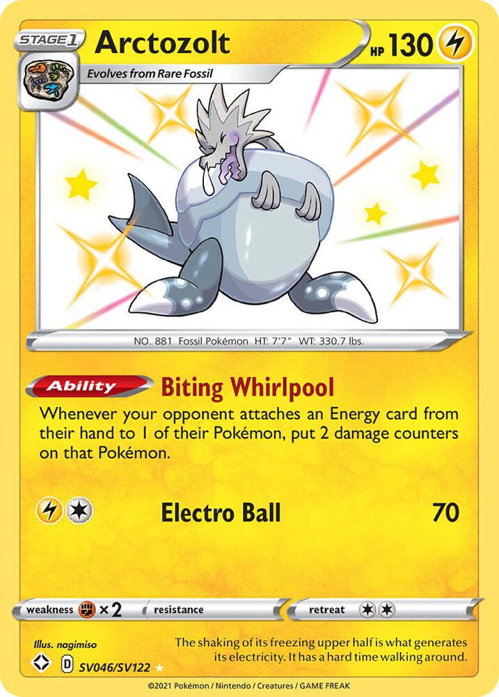 Arctozolt SV046/SV122 (Shining Fates: Shiny Vault)  - Holofoil | Good Games Adelaide SA