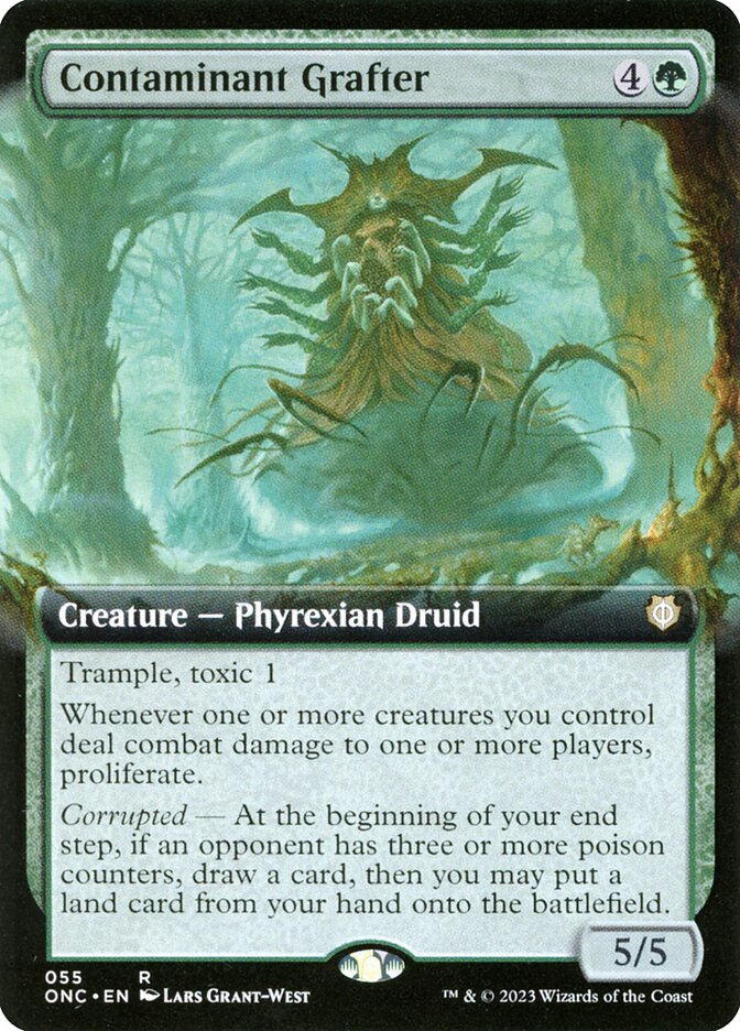 Contaminant Grafter 55 (Commander: Phyrexia: All Will Be One)  - Extended Art | Good Games Adelaide SA