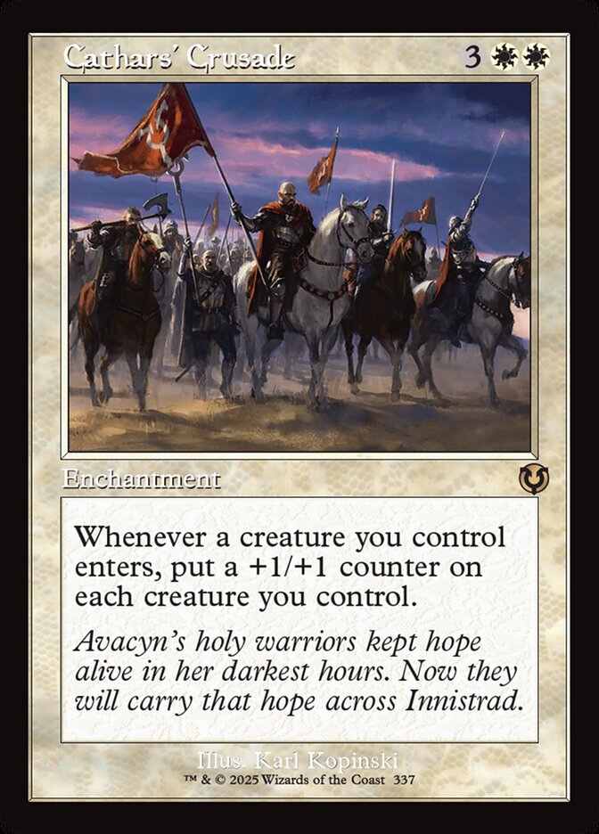 Cathars' Crusade 337 (Innistrad Remastered)  - Foil | Good Games Adelaide SA