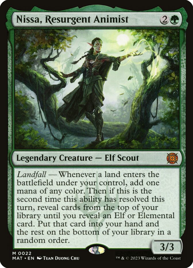 Nissa, Resurgent Animist 22 (March of the Machine: The Aftermath)  | Good Games Adelaide SA