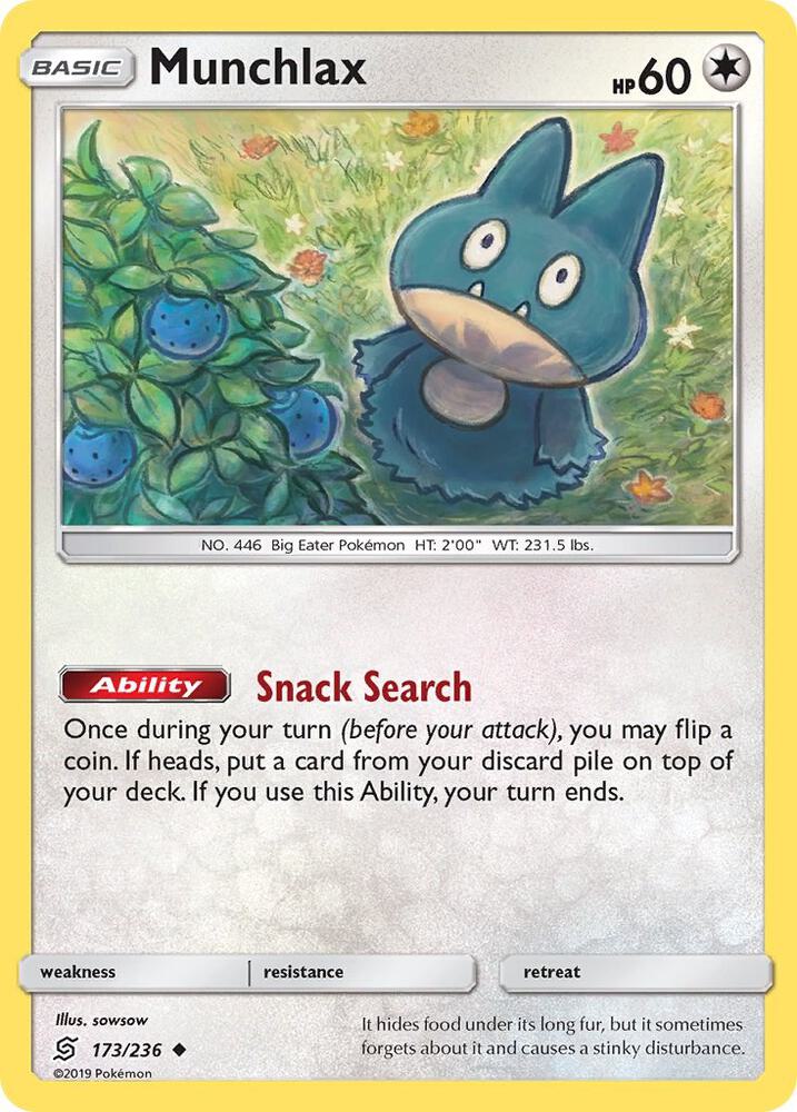 Munchlax 173/236 (SM - Unified Minds)  | Good Games Adelaide SA