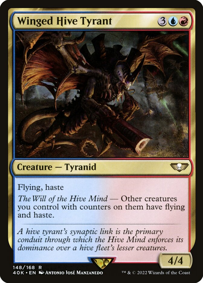 Winged Hive Tyrant 148 (Universes Beyond: Warhammer 40,000)  | Good Games Adelaide SA