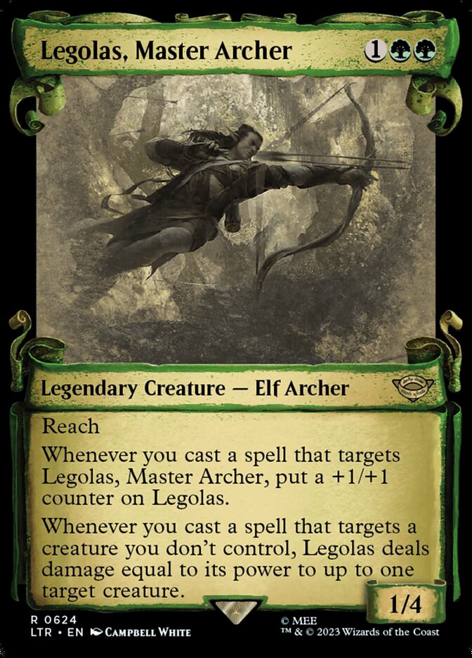 Legolas, Master Archer 624 (Universes Beyond: The Lord of the Rings: Tales of Middle-earth)  - Showcase Scroll | Good Games Adelaide SA