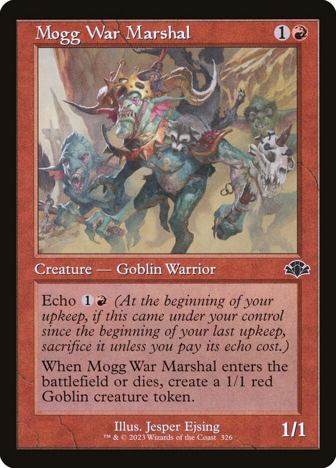 Mogg War Marshal 326 (Dominaria Remastered)  | Good Games Adelaide SA