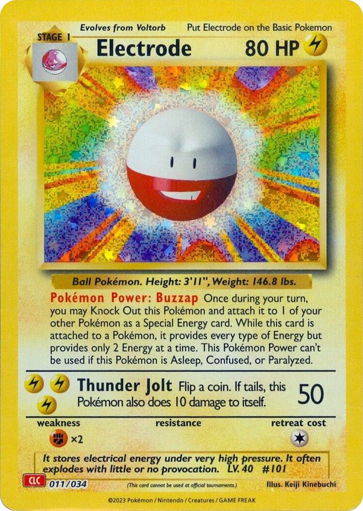 Electrode 011/034 (Trading Card Game Classic)  - Holofoil | Good Games Adelaide SA