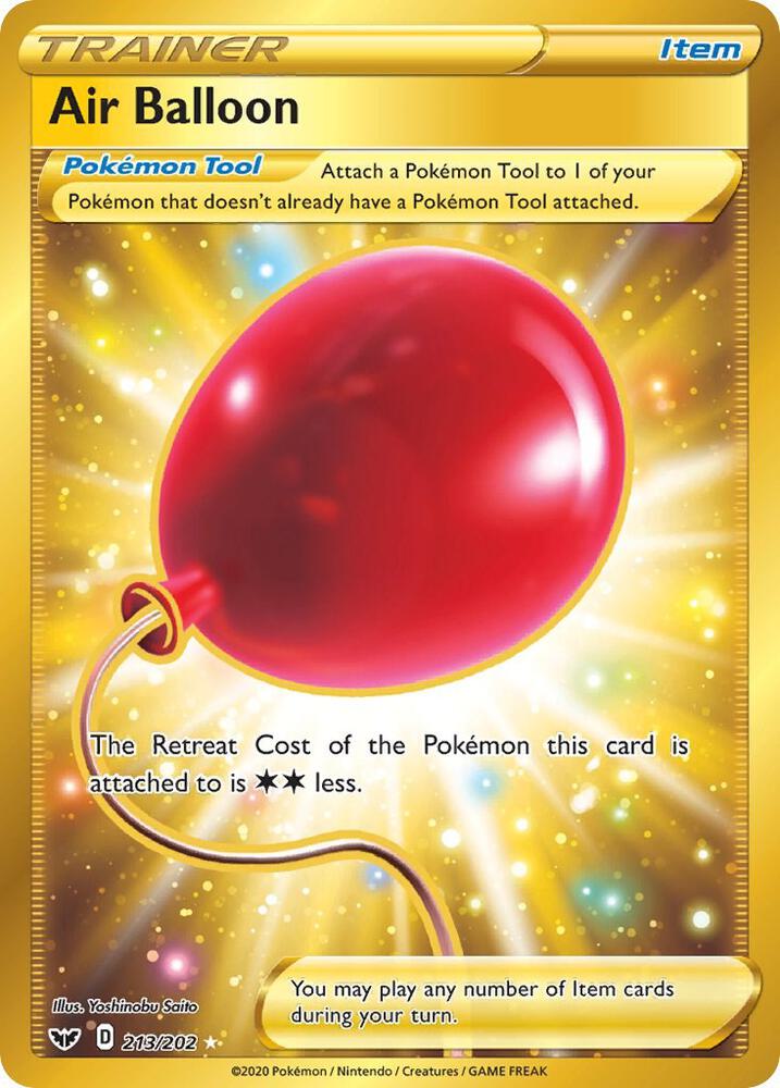 Air Balloon Secret 213/202 (SWSH01: Sword & Shield Base Set)  - Holofoil | Good Games Adelaide SA