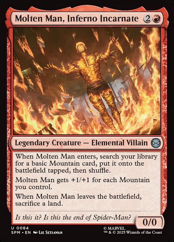 Molten Man, Inferno Incarnate 84 (Marvel's Spider-Man)  | Good Games Adelaide SA