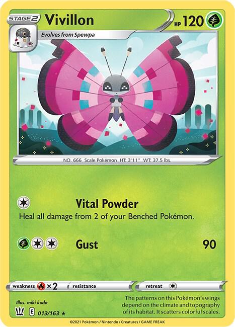 Vivillon 013/163 (SWSH05: Battle Styles)  | Good Games Adelaide SA