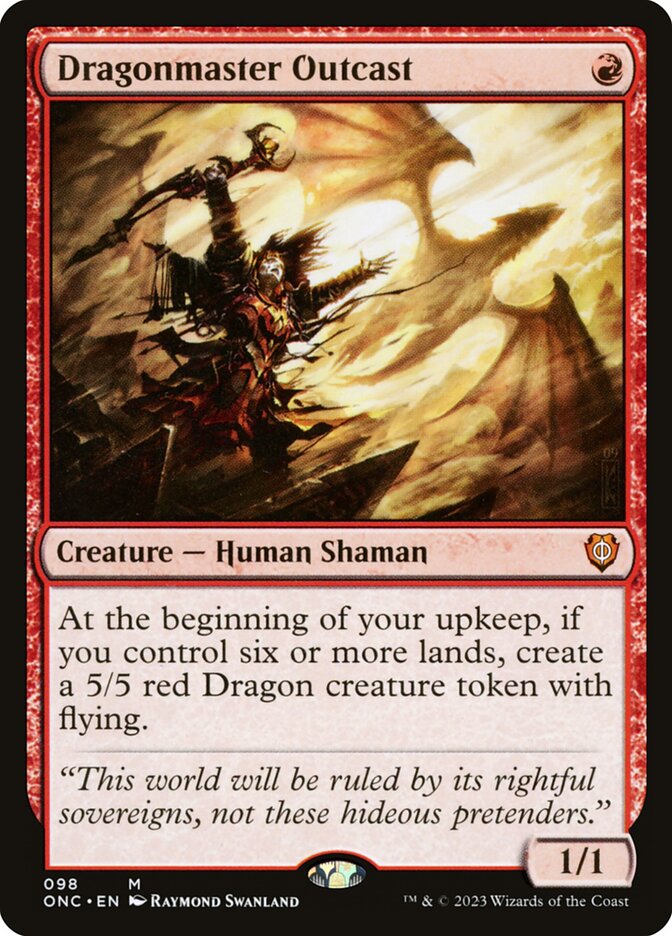 Dragonmaster Outcast 98 (Commander: Phyrexia: All Will Be One)  | Good Games Adelaide SA