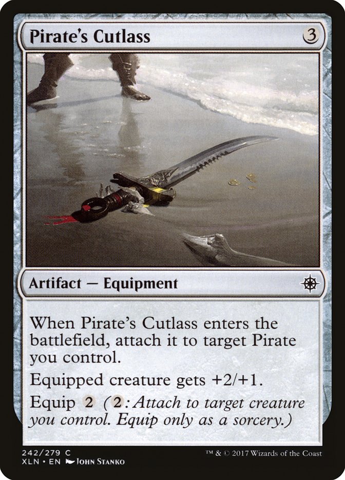 Pirate's Cutlass 242 (Ixalan)  - Foil | Good Games Adelaide SA