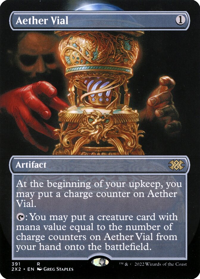 Aether Vial 391 (Double Masters 2022)  - Foil | Good Games Adelaide SA