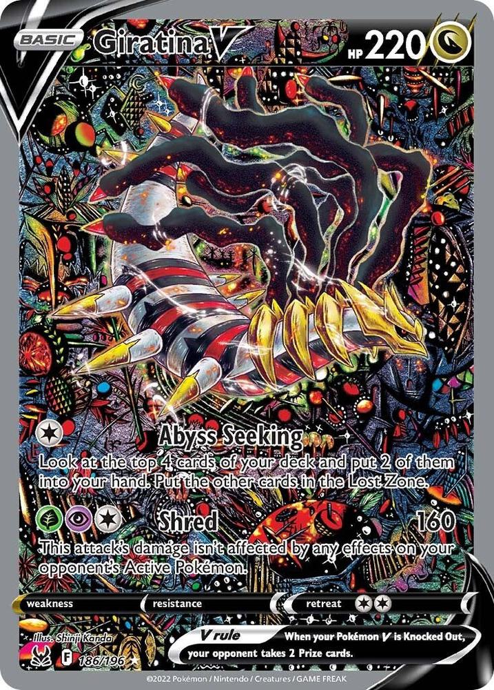Giratina V Alternate Full Art 186/196 (SWSH11: Lost Origin)  - Holofoil | Good Games Adelaide SA
