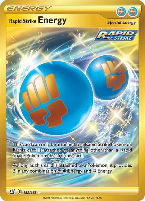Rapid Strike Energy Secret 182/163 (SWSH05: Battle Styles)  - Holofoil | Good Games Adelaide SA