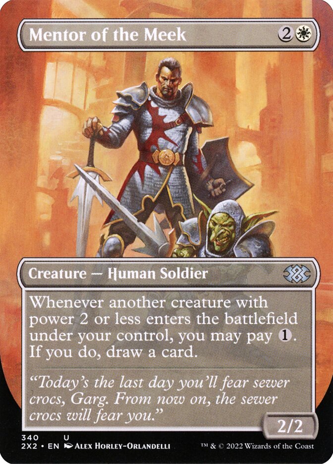 Mentor of the Meek Borderless 340 (Double Masters 2022)  | Good Games Adelaide SA