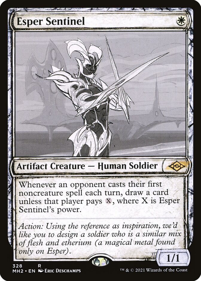 Esper Sentinel Showcase 328 (Modern Horizons 2)  - Foil | Good Games Adelaide SA