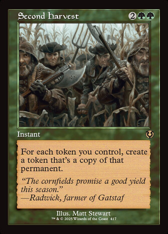 Second Harvest 417 (Innistrad Remastered)  - Foil | Good Games Adelaide SA