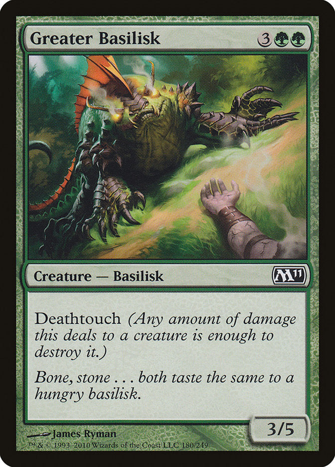 Greater Basilisk 180 (Magic 2011 (M11))  - Foil | Good Games Adelaide SA