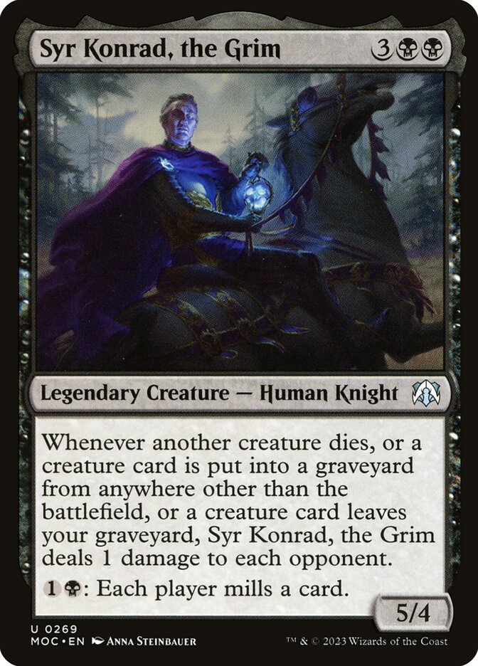 Syr Konrad, the Grim 269 (Commander: March of the Machine)  | Good Games Adelaide SA