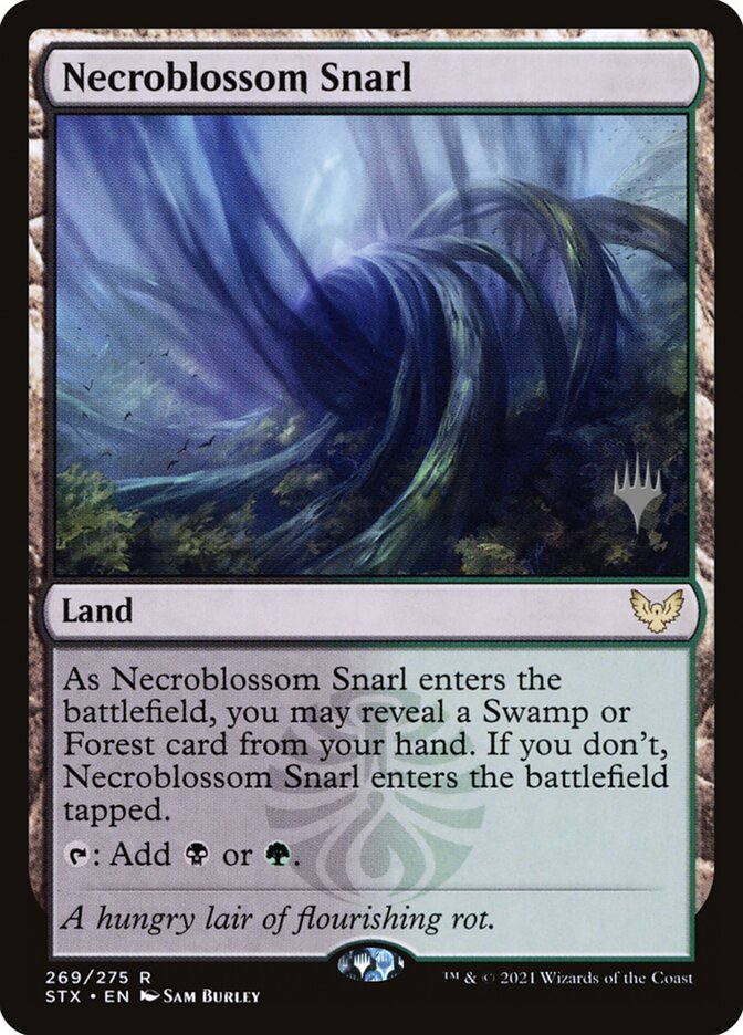 Necroblossom Snarl 269 (Promo Pack: Strixhaven)  - Foil | Good Games Adelaide SA