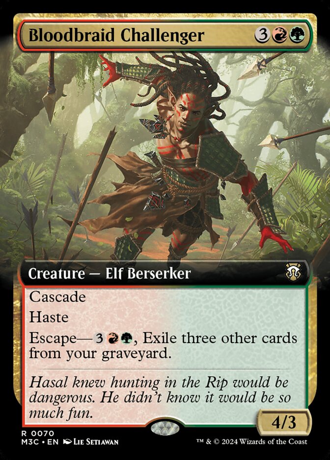 Bloodbraid Challenger 70 (Commander: Modern Horizons 3)  | Good Games Adelaide SA
