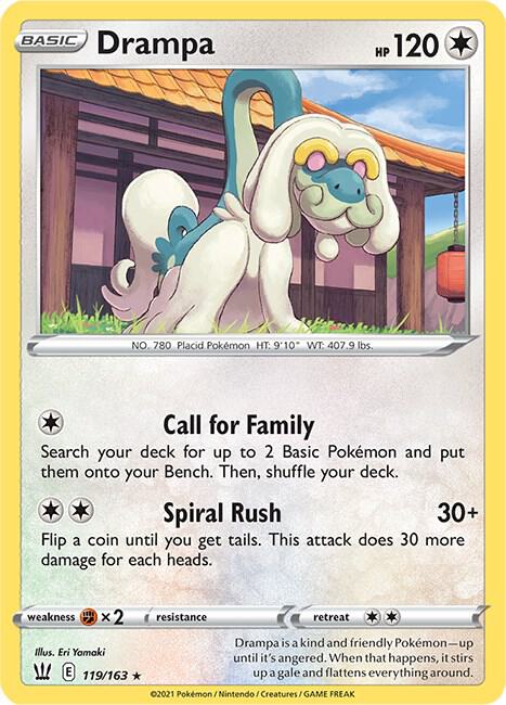 Drampa 119/163 (SWSH05: Battle Styles)  | Good Games Adelaide SA