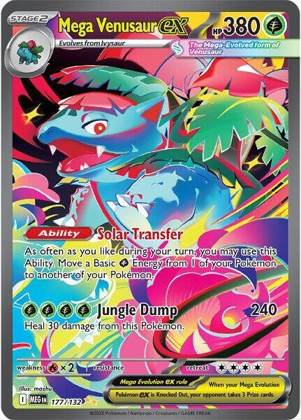 Mega Venusaur ex 177 132 177/132 (ME01: Mega Evolution)  - Holofoil | Good Games Adelaide SA