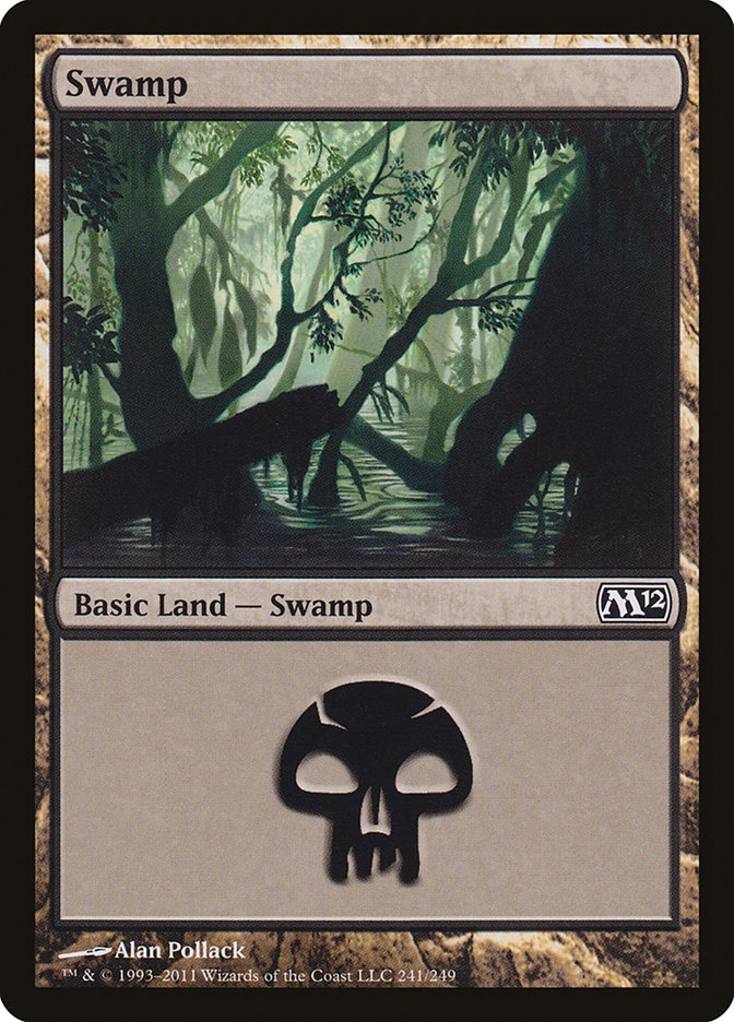 Swamp 241 (Magic 2012 (M12))  - Foil | Good Games Adelaide SA