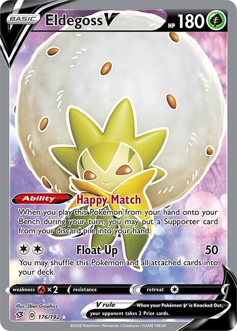 Eldegoss V Full Art 176/192 (SWSH02: Rebel Clash)  - Holofoil | Good Games Adelaide SA