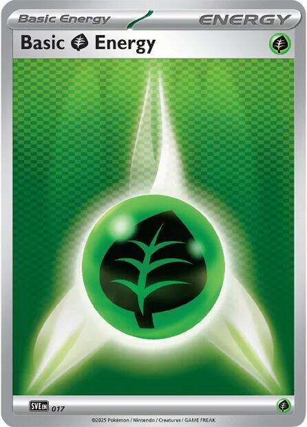Basic Grass Energy 017 017 (SVE: Scarlet & Violet Energies)  | Good Games Adelaide SA