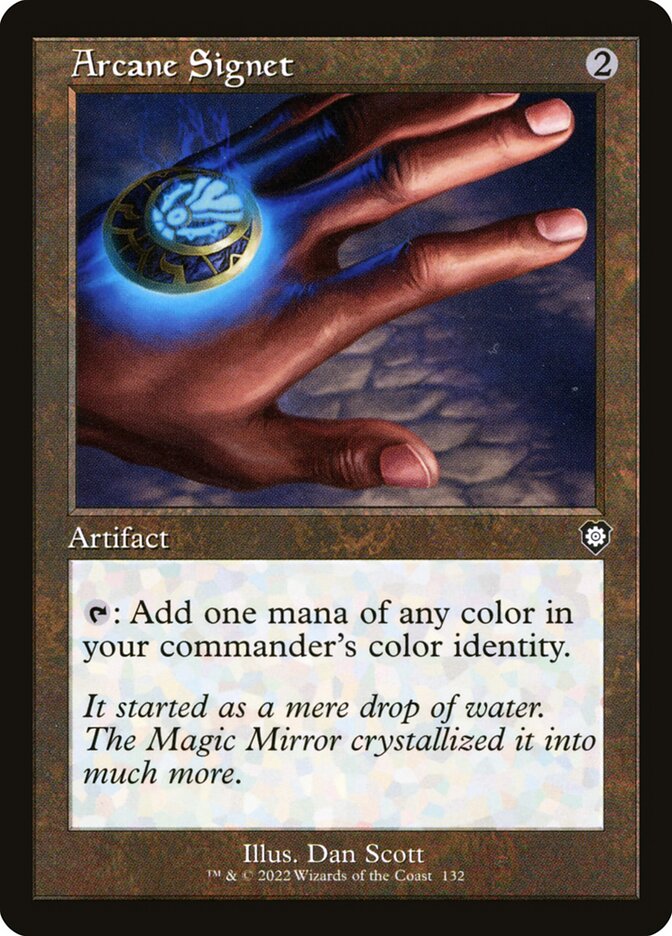 Arcane Signet Retro Frame 132 (Commander: The Brothers' War)  | Good Games Adelaide SA