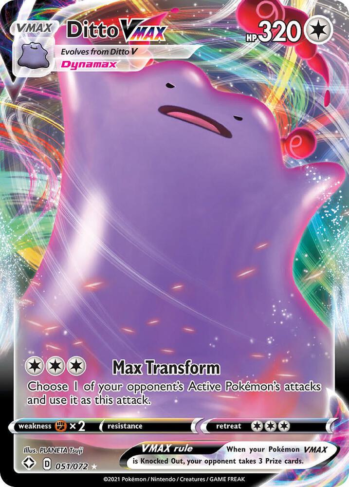 Ditto VMAX 051/072 (Shining Fates)  - Holofoil | Good Games Adelaide SA