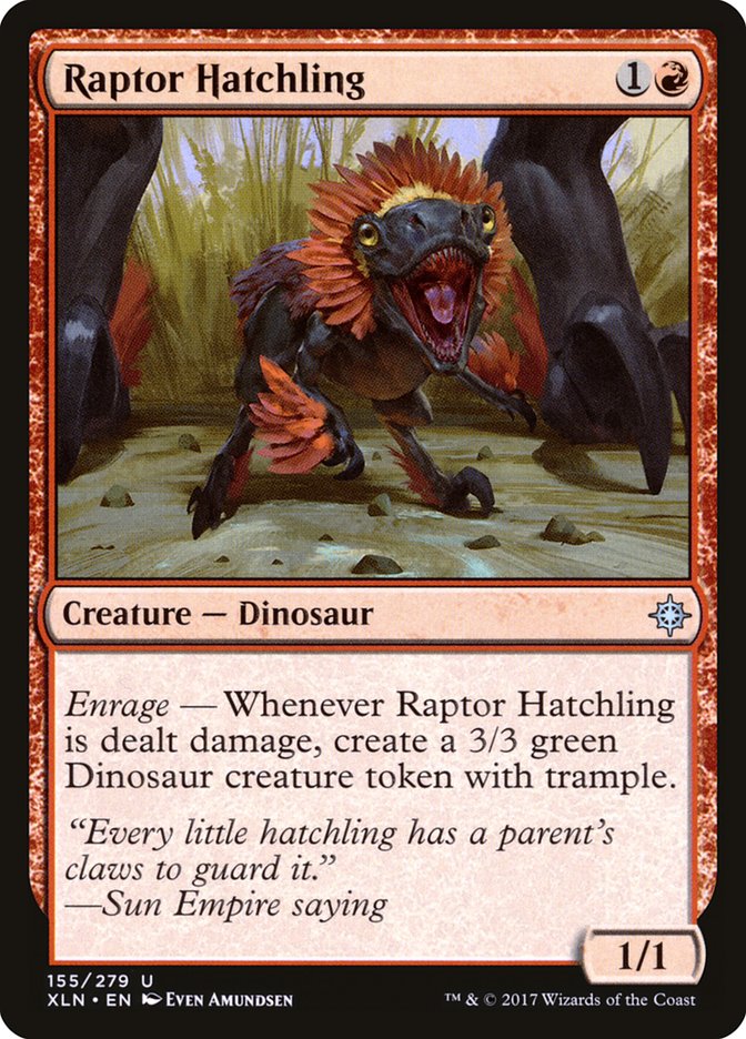 Raptor Hatchling 155 (Ixalan)  - Foil | Good Games Adelaide SA