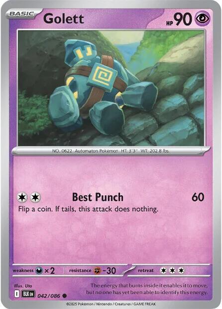 Golett 042/086 (SV: Black Bolt)  | Good Games Adelaide SA