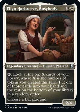 Ellyn Harbreeze Busybody Foil Etched 472 (Commander Legends: Battle for Baldur's Gate)  - Foil | Good Games Adelaide SA
